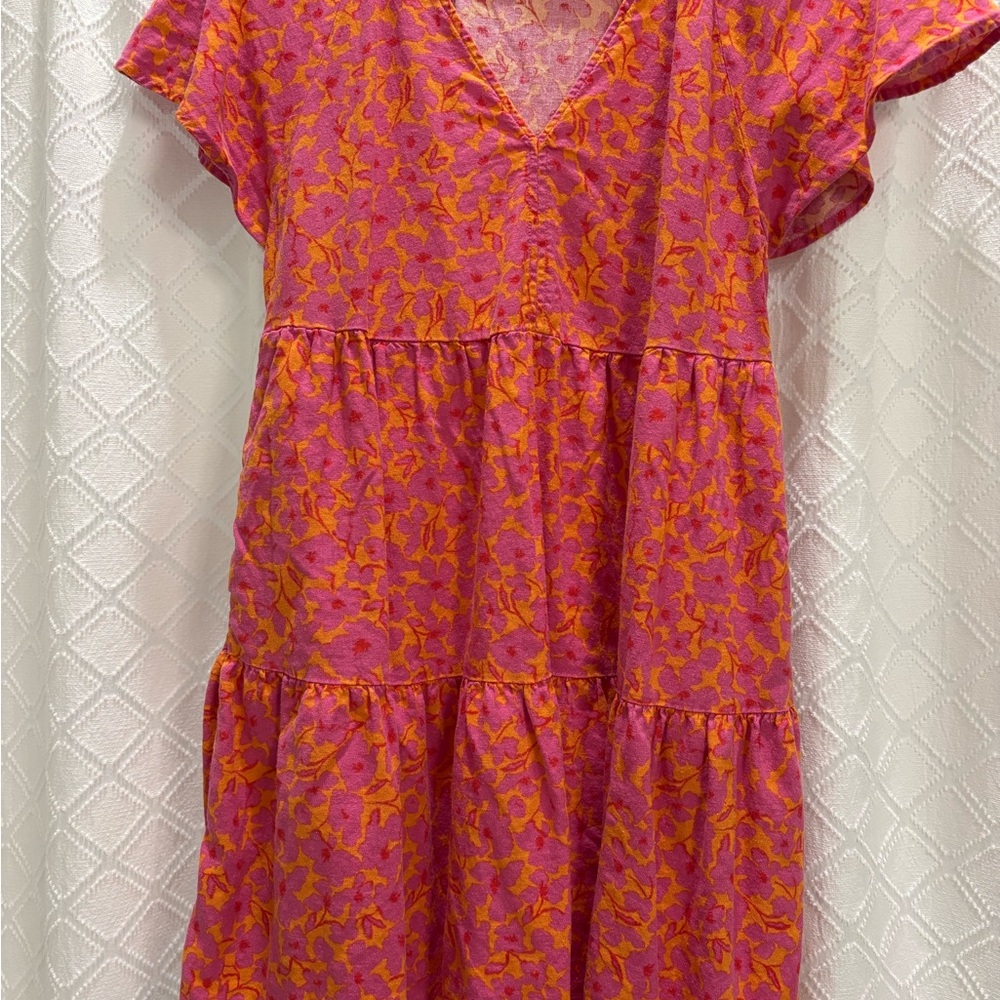 Universal Thread Women's Mini Dress in Pink and Orange